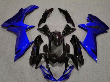 Buy 2011-2024 Suzuki GSXR 600 / GSXR 750 Motorcycle Fairing - Blue Glossy Black UK