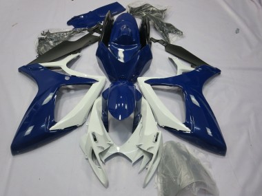 Buy 2006-2007 Suzuki GSXR 600 / GSXR 750 Motorcycle Fairings - Blue White Black UK