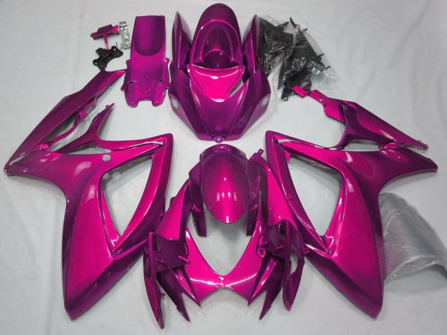 2006-2007 Suzuki GSXR 600 / GSXR 750 Motorcycle Fairings - Pink UK