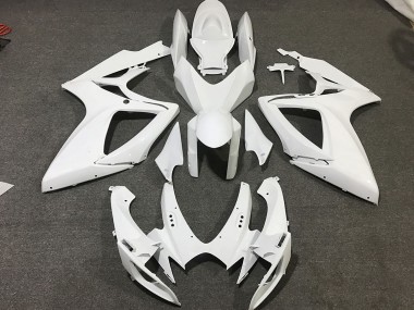 Buy 2006-2007 Suzuki GSXR 600 / GSXR 750 Motorcycle Fairings - White UK