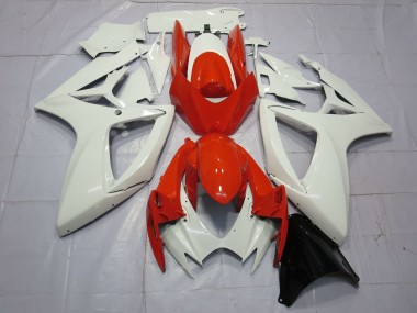 Buy 2006-2007 Suzuki GSXR 600 / GSXR 750 Motorcycle Fairings - White Red UK