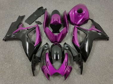 Buy 2006-2007 Suzuki GSXR 600 / GSXR 750 Motorcycle Fairings - Purple Black UK