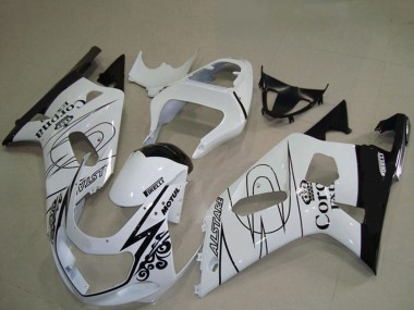 Buy 2001-2003 Suzuki GSXR 600 / GSXR 750 Motorcycle Fairings - White Black Corona Alstare UK