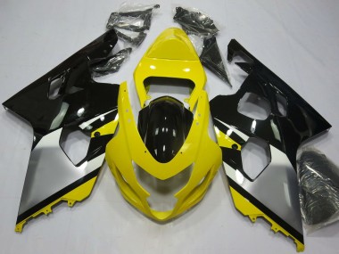 Buy 2004-2005 Suzuki GSXR 600 / GSXR 750 Motorcycle Fairings - Yellow Silver Black OEM Style UK