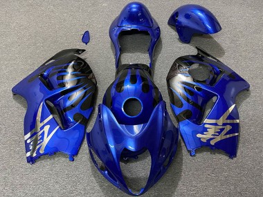 Buy 1996-2007 Suzuki GSXR 1300 Motorcycle Fairings - Deep Blue and Black UK