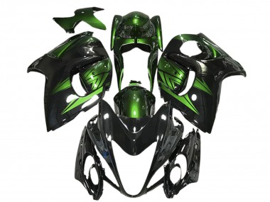 Buy 2008-2020 Suzuki GSXR 1300 Motorcycle Fairings - Glossy Black and Deep Green UK