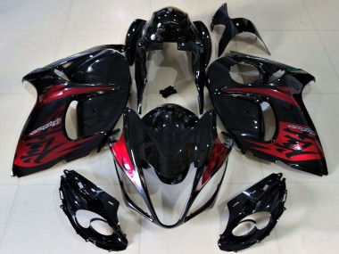 Buy 2008-2020 Suzuki GSXR 1300 Motorcycle Fairings - Glossy Black Candy Red UK