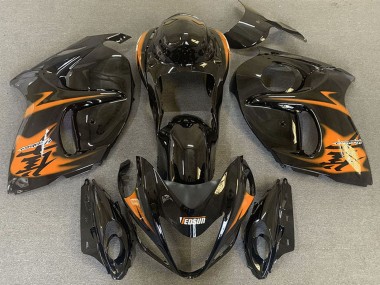 Buy 2008-2020 Suzuki GSXR 1300 Motorcycle Fairings - Glossy Black Orange UK