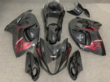 Buy 2008-2020 Suzuki GSXR 1300 Motorcycle Fairings - Glossy Black Red UK