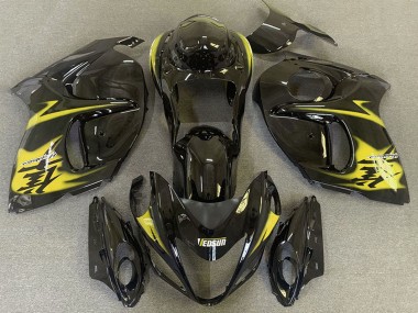 Buy 2008-2020 Suzuki GSXR 1300 Motorcycle Fairings - Glossy Black Yellow UK