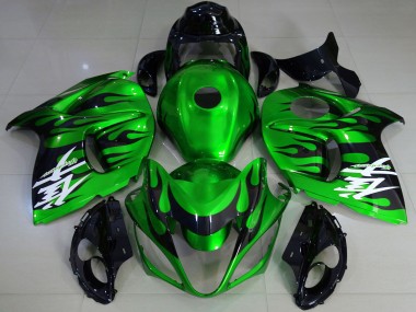 Buy 2008-2020 Suzuki GSXR 1300 Motorcycle Fairings - Glossy Green Black UK