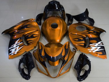 Buy 2008-2020 Suzuki GSXR 1300 Motorcycle Fairings - Glossy Orange Black UK