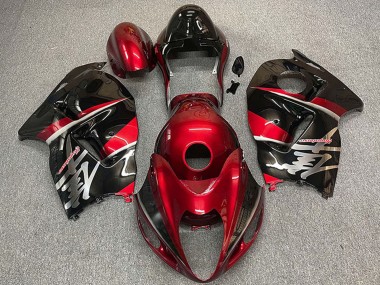 Buy 1996-2007 Suzuki GSXR 1300 Motorcycle Fairings - Maroon Red Black Style UK