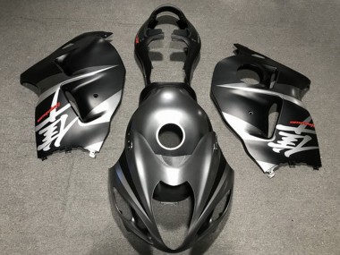 Buy 1996-2007 Suzuki GSXR 1300 Motorcycle Fairings - Matte Silver Black UK