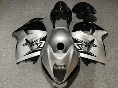 Buy 1996-2007 Suzuki GSXR 1300 Motorcycle Fairings - Silver Black UK