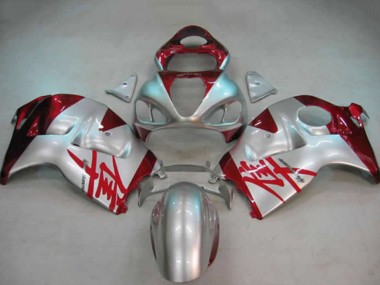 Buy 1996-2007 Suzuki GSXR 1300 Motorcycle Fairings - Silver Red UK