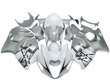 Buy 1996-2007 Suzuki GSXR 1300 Motorcycle Fairings - Silver White OEM Style UK