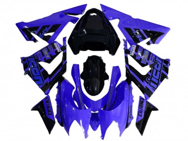Buy 2004-2005 Kawasaki ZX10R Motorcycle Fairings - Blue and Black Logo UK
