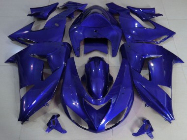 Buy 2006-2007 Kawasaki ZX10R Motorcycle Fairings - Dark Blue UK