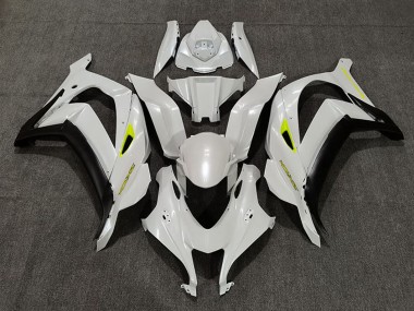 Buy 2016-2020 Kawasaki ZX10R Motorcycle Fairings - Pearl White Yellow Matte Black UK