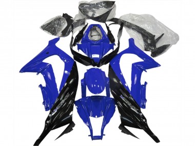Buy 2011-2015 Kawasaki ZX10R Motorcycle Fairing - Blue Glossy Black UK