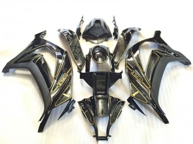Buy 2011-2015 Kawasaki ZX10R Motorcycle Fairings - Silver Glossy Black Matte Black Gold UK