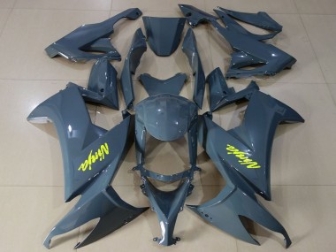 Buy 2008-2010 Kawasaki ZX10R Motorcycle Fairings - Dark Nardo Grey High Viz Yellow UK
