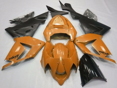 Buy 2004-2005 Kawasaki ZX10R Motorcycle Fairings - Pearl Orange Black UK