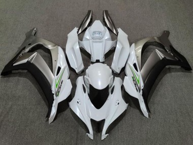 Buy 2016-2020 Kawasaki ZX10R Motorcycle Fairings - Pearl White Silver UK