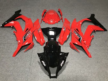 Buy 2011-2015 Kawasaki ZX10R Motorcycle Fairings - Red Glossy Black UK