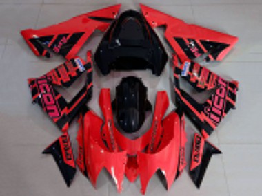 Buy 2004-2005 Kawasaki ZX10R Motorcycle Fairings - Red and Black Logo UK