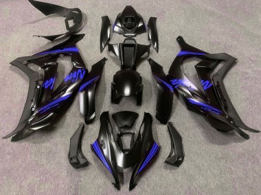 Buy 2016-2020 Kawasaki ZX10R Motorcycle Fairings - Matte Black Blue Ninja UK