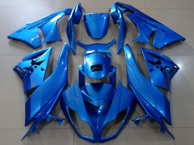 Buy 2009-2012 Kawasaki ZX6R Motorcycle Fairings - Blue UK