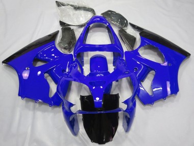 Buy 2000-2002 Kawasaki ZX6R Motorcycle Fairings - Blue Glossy Black UK