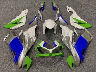 Buy 2019-2022 Kawasaki ZX6R Motorcycle Fairings - White Silver Green Blue UK