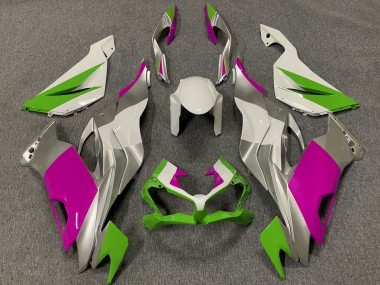 Buy 2019-2022 Kawasaki ZX6R Motorcycle Fairings - White Silver Green Pink UK