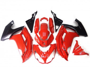 Buy 2012-2014 Kawasaki ER6F Motorcycle Fairings - Red Glossy Black UK