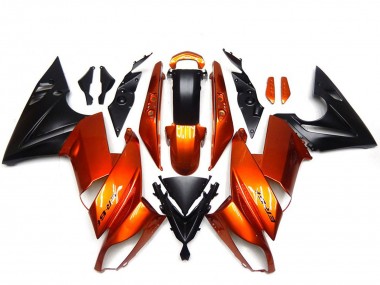 Buy 2009-2011 Kawasaki Ninja 650R Motorcycle Fairings - Orange Black UK