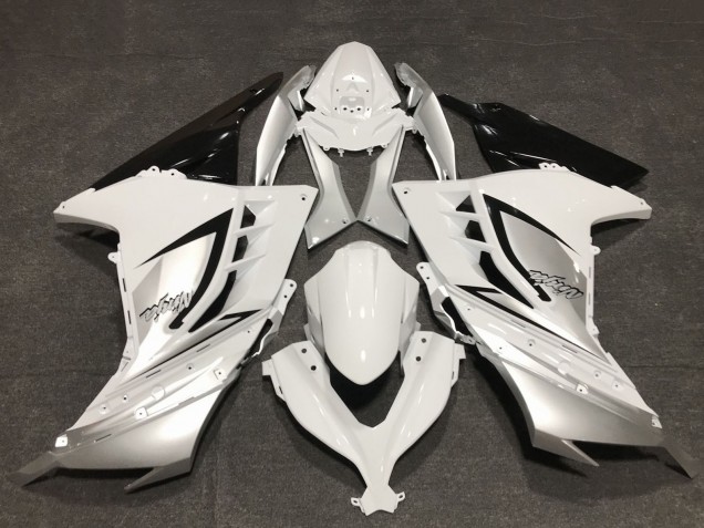 2013-2017 Kawasaki Ninja 300 Motorcycle Fairings - Glossy White Silver Black UK