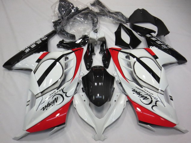 2013-2017 Kawasaki Ninja 300 Motorcycle Fairings - Glossy White Red Black UK