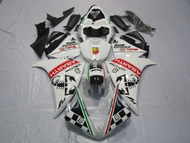 Buy 2012-2014 Yamaha R1 Motorcycle Fairings - White Red Green Black Abarth Wudy Motul UK