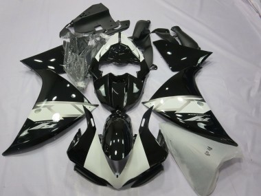 Buy 2012-2014 Yamaha R1 Motorcycle Fairings - Glossy Black White Silver UK