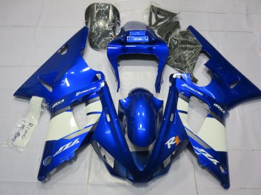 Buy 2000-2001 Yamaha R1 Motorcycle Fairings - Blue White UK