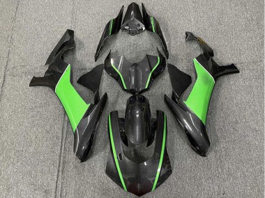 Buy 2015-2019 Yamaha R1 Motorcycle Fairings - Carbon Fiber Green UK