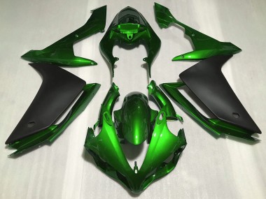 Buy 2007-2008 Yamaha R1 Motorcycle Fairings - Green Matte Black UK