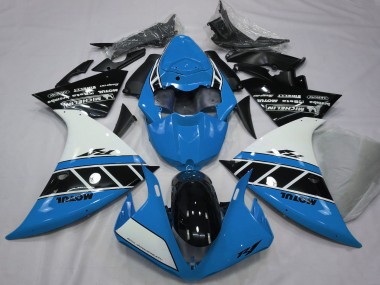 Buy 2012-2014 Yamaha R1 Motorcycle Fairings - Blue White Glossy Black UK