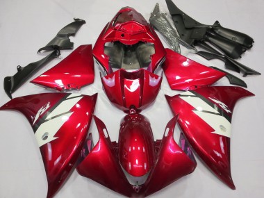 Buy 2012-2014 Yamaha R1 Motorcycle Fairings - Red White UK