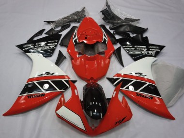 Buy 2012-2014 Yamaha R1 Motorcycle Fairings - Red White Glossy Black UK