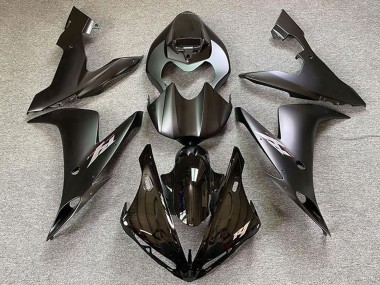Buy 2004-2006 Yamaha R1 Motorcycle Fairings - Glossy Black Matte Black UK