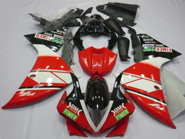 Buy 2012-2014 Yamaha R1 Motorcycle Fairings - Red White Black Fimer UK
